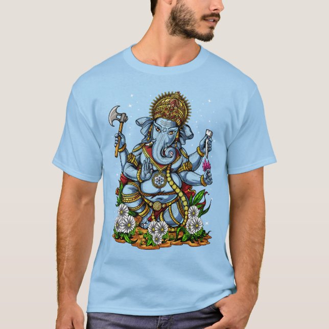 T-shirt Dieu hindou Ganesha (Devant)