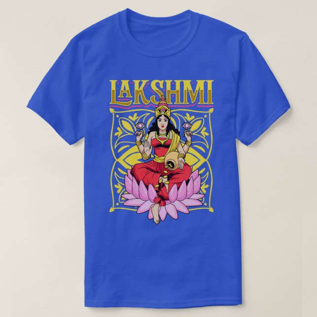 T-shirt Dieu hindou Lakshmi 1 (Design devant)