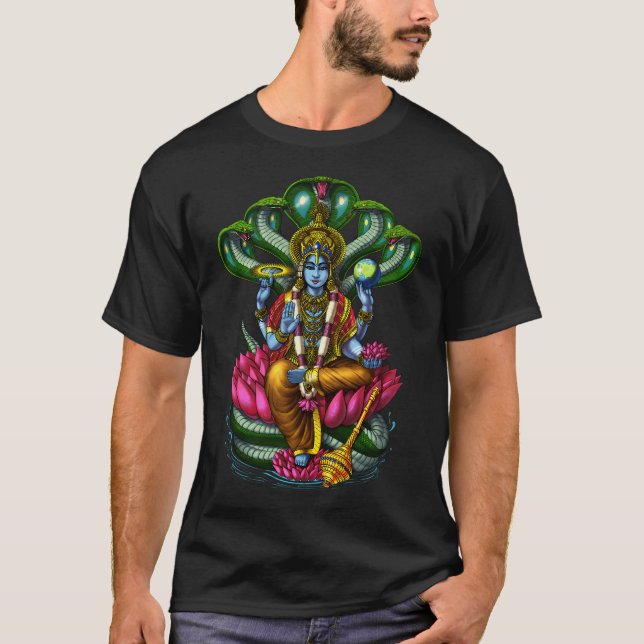 T-shirt Dieu hindou Vishnu (Devant)