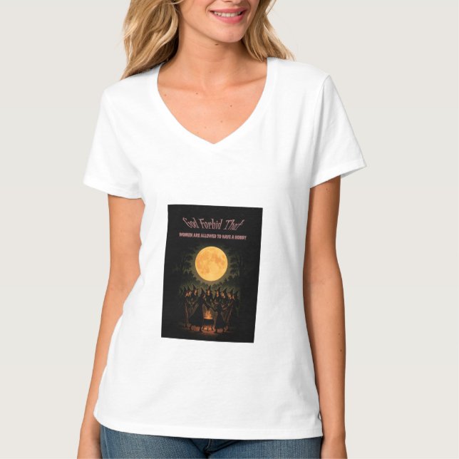 T-shirt Dieu interdit que les femmes aient droit à un pass (Devant)