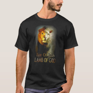 T-shirt Dieu Lion de Juda Lion de Juda L'Agneau de Dieu T