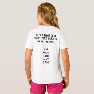 T-SHIRT DIEU M'A CRÉÉ ET CONÇU DES MODES ET PLUS