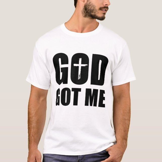 T-SHIRT DIEU M'A EN MAIN (Devant)