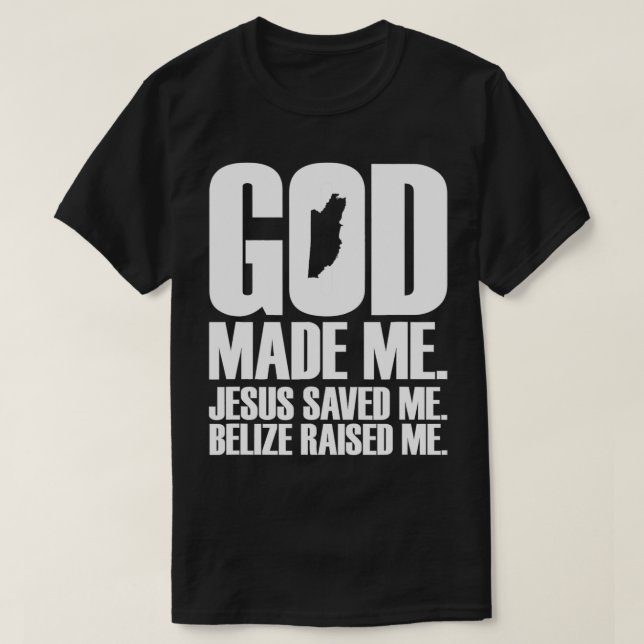 T-shirt Dieu m'a fait (Design devant)