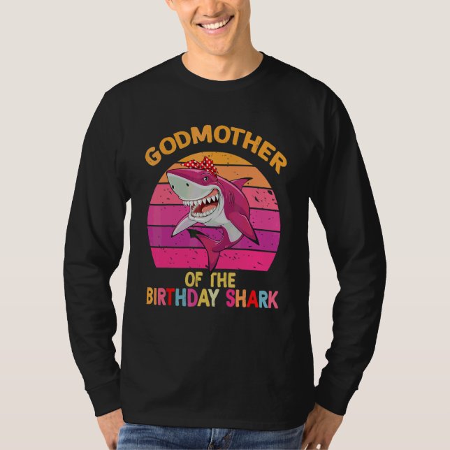 T-shirt Dieu Maman Godmère Du Requin Vintage (Devant)