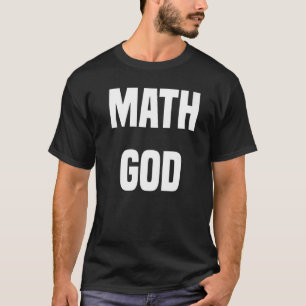 T-shirt Dieu math