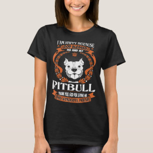 T-shirt Dieu Me Bénisse Et Pitbull Merveilleux Ami Nouveau
