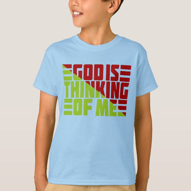 T-SHIRT DIEU ME PENSE (Devant)
