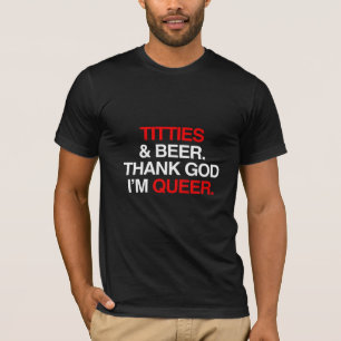 T-shirt Dieu merci, je suis queer (féminin)