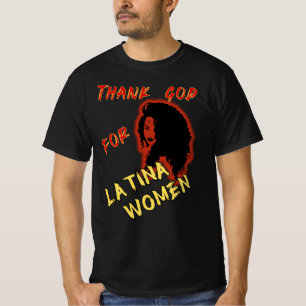 T-shirt Dieu merci pour les femmes latina