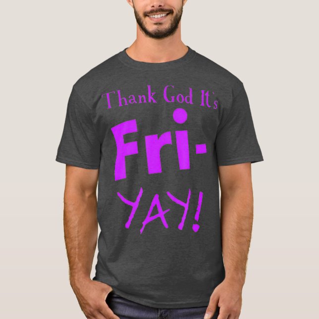 T-shirt Dieu Merci Son Friyay Weekend Warrior Purple (Devant)