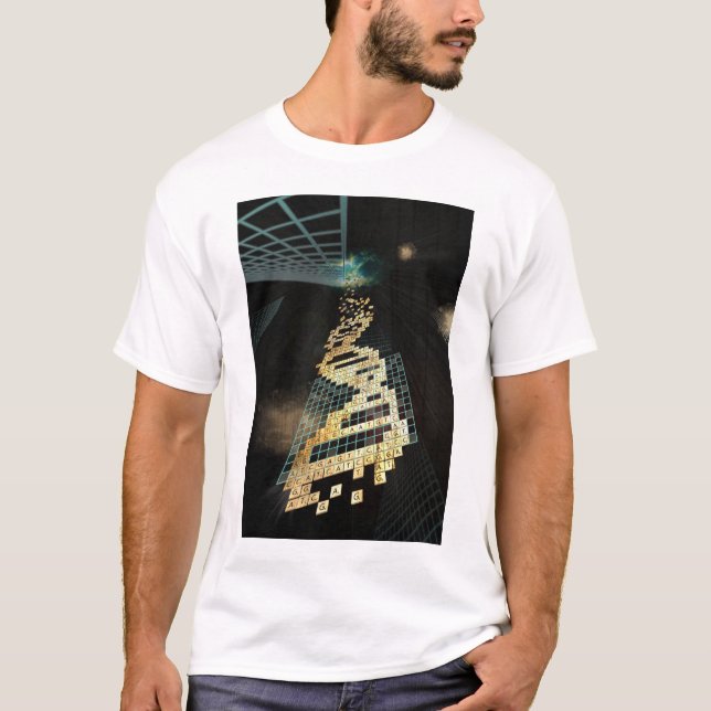 T-shirt Dieu ne joue pas les matrices 2014 (Devant)