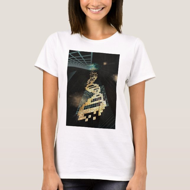 T-shirt Dieu ne joue pas les matrices 2014 (Devant)