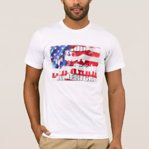 T-shirt Dieu patriotique bénit l'Amérique