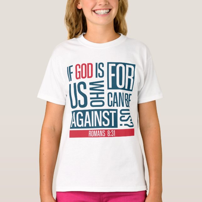 T-shirt Dieu pour nous (Devant)