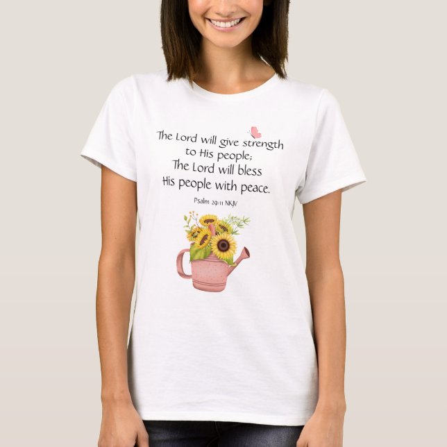 T-shirt Dieu prête la force (Devant)