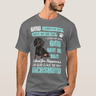T-shirt Dieu Que J'Ai Demandé La Lumière M'A Donné Le Sole