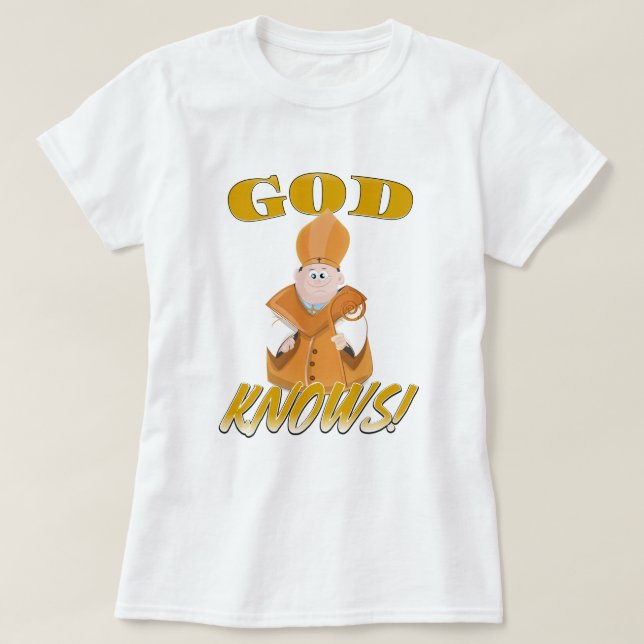 T-shirt Dieu sait! (Design devant)