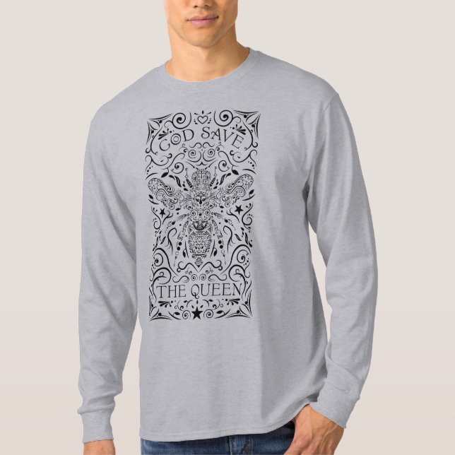 T-shirt dieu sauve la reine abeille (Devant)