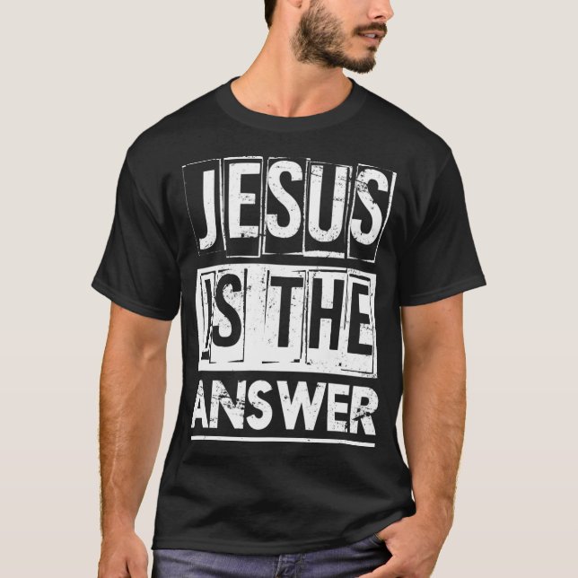 T-shirt Dieu Sauveur Dévot Don chrétien Jésus (Devant)