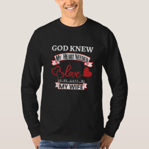T-shirt Dieu Savait Que Mon Coeur Avait Besoin D'Amour, Al