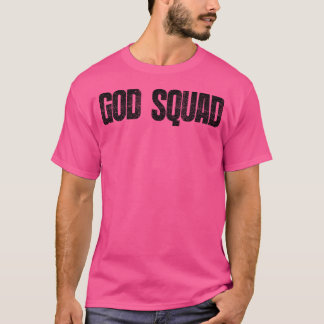 T-shirt Dieu Squad Vintage noir