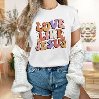 T-shirt Dieu Tee, Chemise Disciple, Aimer Comme Jésus