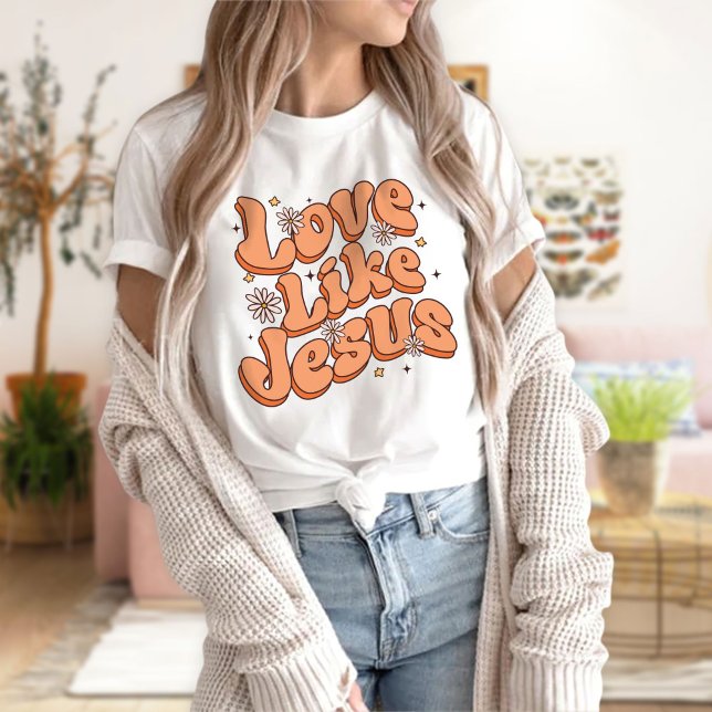 T-shirt Dieu Tee, Chemise Disciple, Aimer Comme Jésus (Créateur téléchargé)