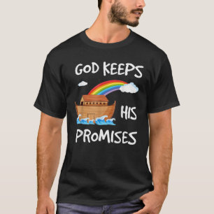 T-shirt Dieu tient ses promesses Noah s Ark Christian Rain