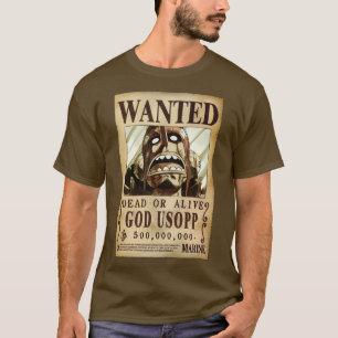 T-shirt Dieu usopp dernière récompense recherchée
