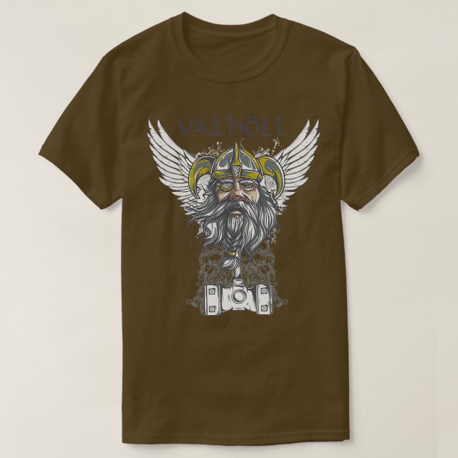 T-shirt Dieu viking (Design devant)