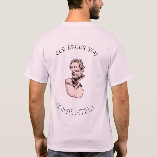 T-SHIRT DIEU VOUS CONNAÎT COMPLÈTEMENT (Dos)