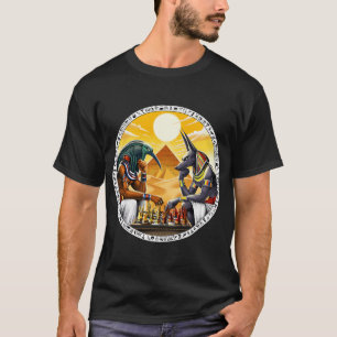 T-shirt Dieux de la mythologie égyptienne Anubis Thoth