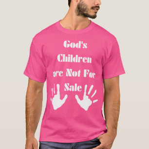 T-shirt Dieux Les enfants ne sont pas à vendre