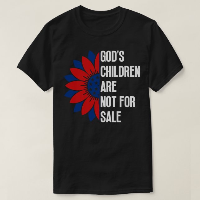 T-shirt Dieux Les Enfants Ne Sont Pas À Vendre 5 (Design devant)
