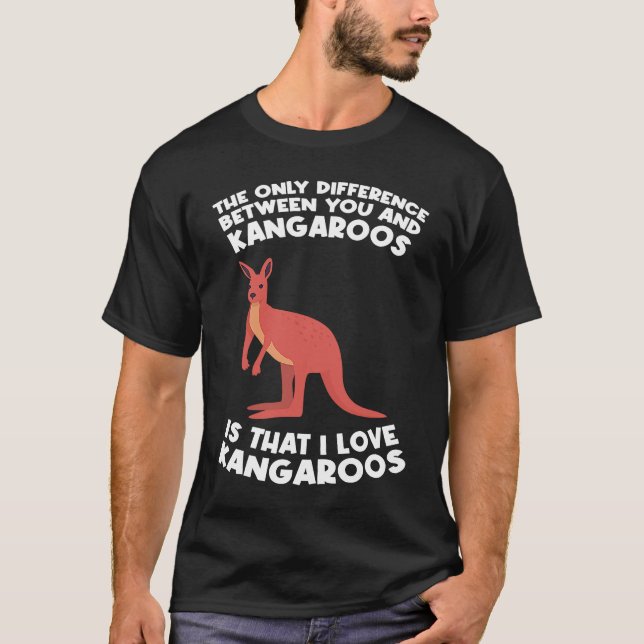 T-shirt différence entre vous et les chats est que j'aime  (Devant)