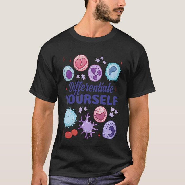 T-shirt Différenciez-Vous Lab Science Biologie Cellulaire  (Devant)