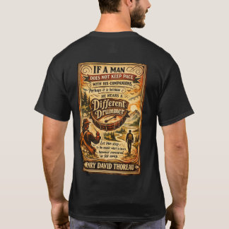 T-shirt Différent Tambourinaire - Thoreau