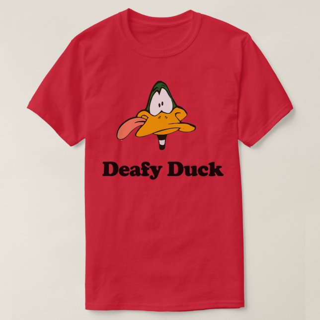 T-shirt Difficile D'Entendre Un Canard Mal Mal Deafé (Design devant)