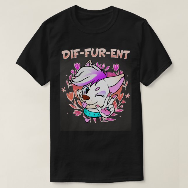 T-shirt DifFurEnt I Fandom I Furries Cosplay 6 (Design devant)