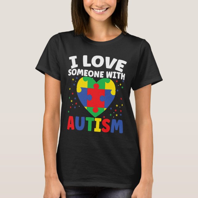 T-shirt Diffuser La Sensibilisation sur l'autisme Et Montr (Devant)