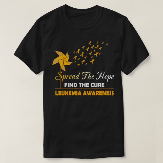 T-shirt DIFFUSER L'ESPOIR LEUKEMIA Sensibilisation (Design devant)