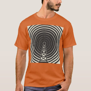 T-shirt Diffusion de la tour de radio