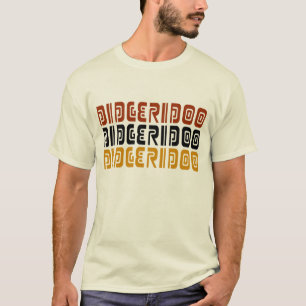 T-shirt Digeridoo triple la pièce en t