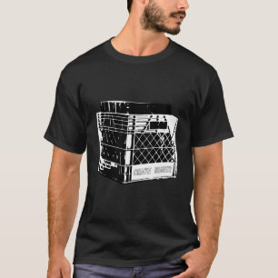 T-shirt Digger Crate Avec Crate Plein D'Enregistrements Lp