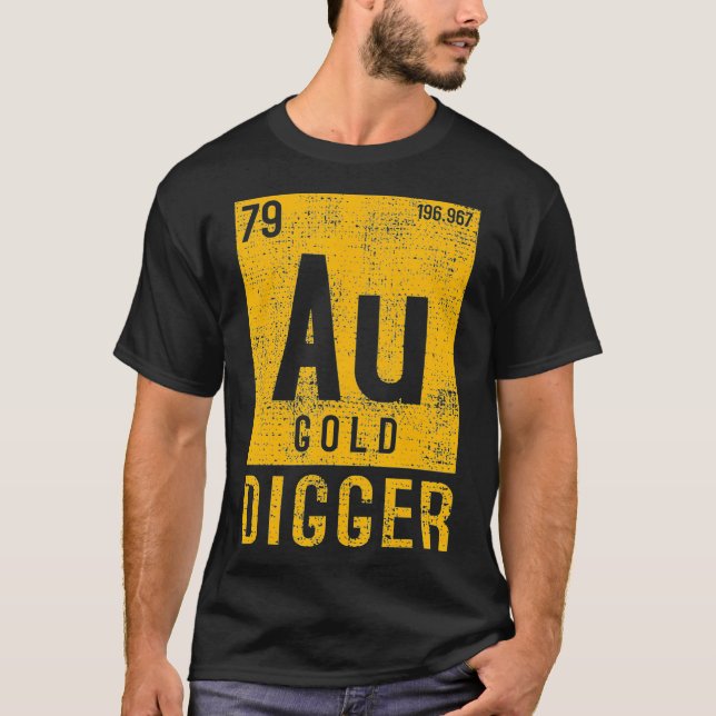 T-shirt Digger d'or Miner Nuggets Creg (Devant)