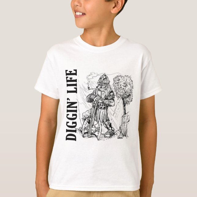 T-shirt Diggin' Life Kids Tee (Devant)