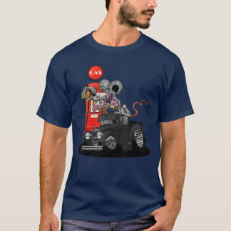T-shirt DigiRods Rat Rod Racer Arrêt Gaz Hot Rodruck année