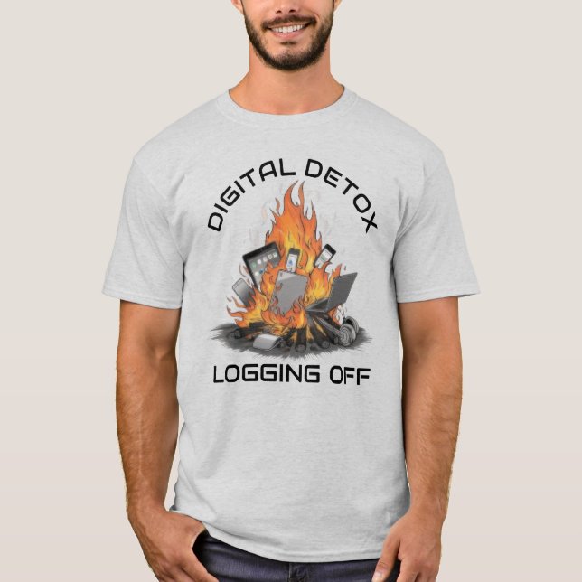 T-shirt Digital Detox Unisex (Devant)