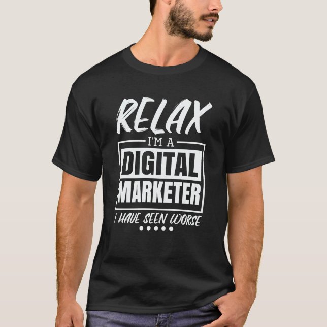 T-shirt Digital Marketer for Digital Marketing  1 (Devant)